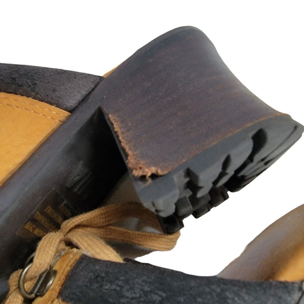 Mia Clog SHADOW Cognac Leather Size 7  Lace Up‎ - Picture 3 of 10